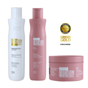 Combo Escova Progressiva Fashion Gold 300g