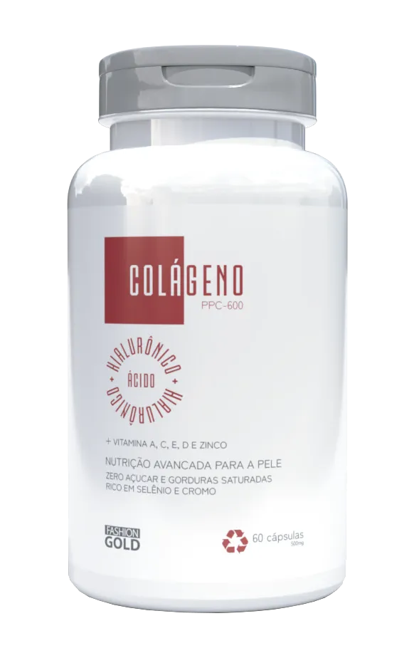 PPC-600 Colágeno Hidrolisado 60 Capsulas - Fashion Gold